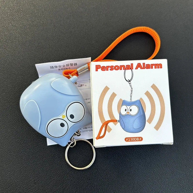 2024 Small and Easy To Carry Anti-attack Self-defence Alarm Rechargeable Battery Loud Key Chain 130db Personal Alarm