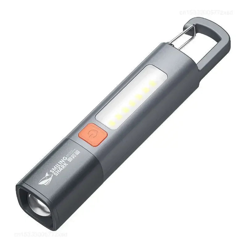 Xiaomi Outdoor Flashlight Portable Strong Light Variable Focus with Floodlight Side Lights Long Range LED Lamp Emergency Tools