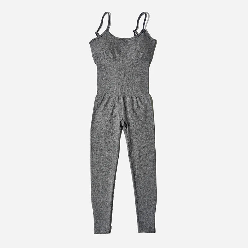 Women's Tracksuit Yoga Set Seamless Jumpsuits One Piece Fitness Workout Rompers Sportswear Gym Set Workout Clothes For Women