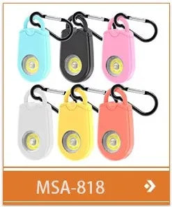 Heart Shaped IndividualSelf Defense Alarm Keychain 125dB Anti-wolf Security Protect Alert Scream Loud Emergency Alarm