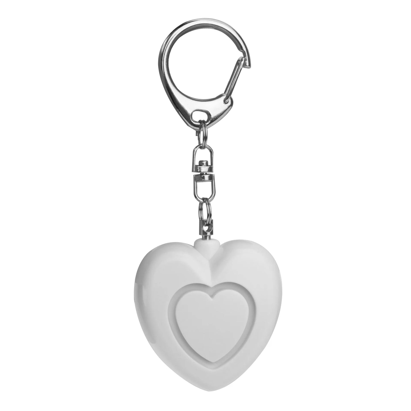 Heart Shaped IndividualSelf Defense Alarm Keychain 125dB Anti-wolf Security Protect Alert Scream Loud Emergency Alarm