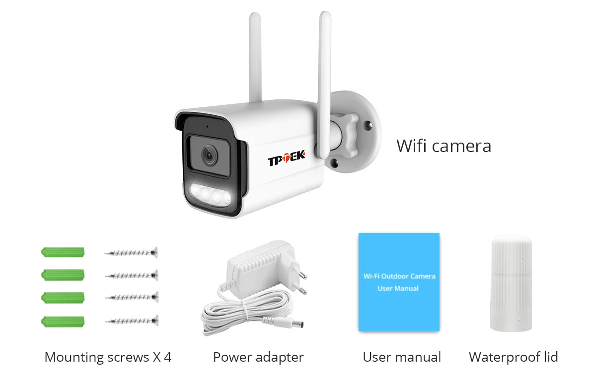 4K 8MP IP Camera Outdoor WiFi Security Camera Wireless Surveillance Wi Fi Bullet Waterproof IP Video Home Camara CamHi CamHipro