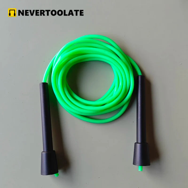 NEVERTOOLATE TPU and PVC material Skipping Rope Rapid Speed Jump Rope Tangle Free crossfit Exercise Fitness Training Workout