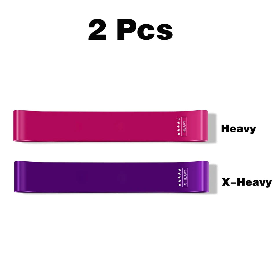 WOSWEIR Elastic Resistance Bands Yoga Training Gym Fitness Gum Pull Up Assist Rubber Band Crossfit Exercise Workout Equipment