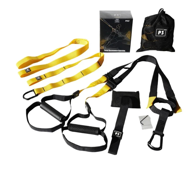 P3-Trx Suspension Training Belt Home Fitness Tension Band Tension Rope Resistance Band Suspension Training System Gym Equipment