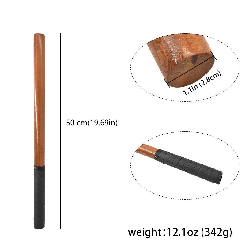 Wushu Stick Self-defense Solid Wood Stick 50cm Philippine Short Emergency Short Stick Escape Tool High-quality Wood