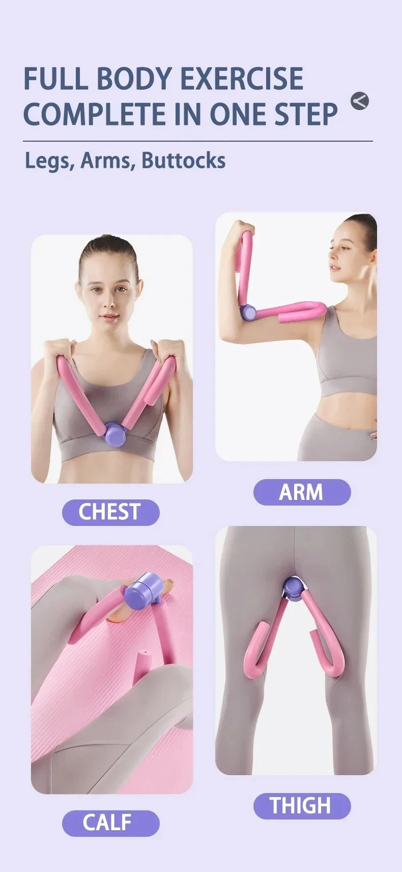 Xiaomi Pelvic Floor Exerciser Leg Trainer For Women Muscle Chest Waist Trainer Home Gym Fitness Equipment Academia Equipamento ﻿