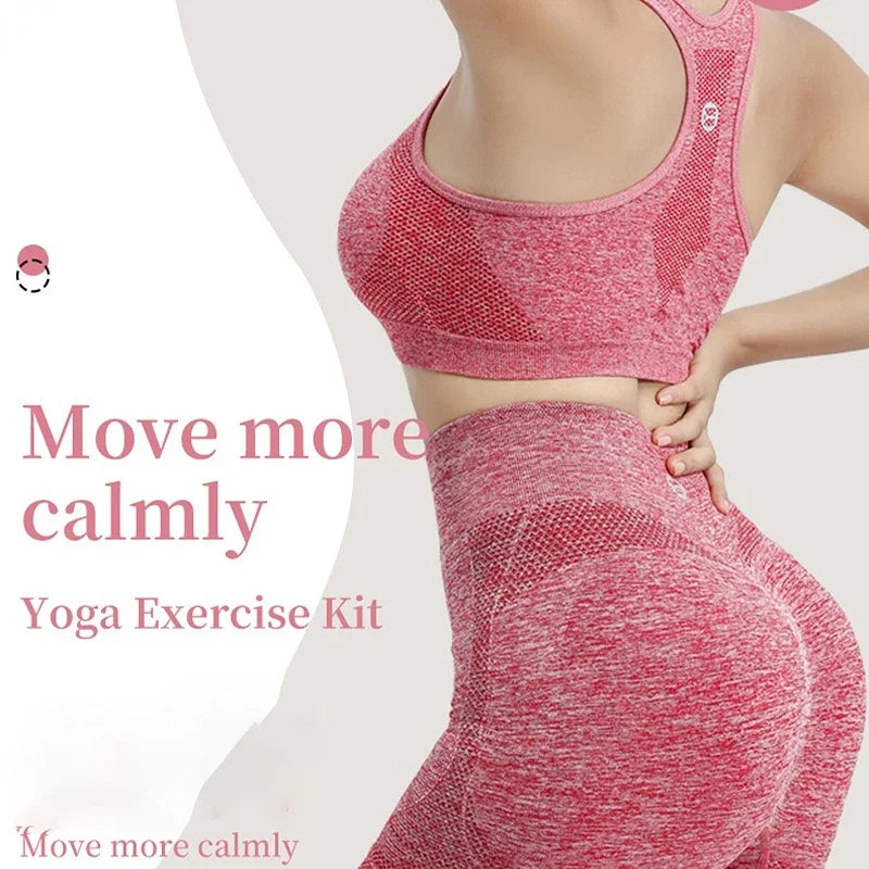 Yoga Set Gym Shorts Women Sport Bras Brassiere Workout Tops for Women Yoga Clothes Fitness Leggings Gym Set Seamless Yoga Sets