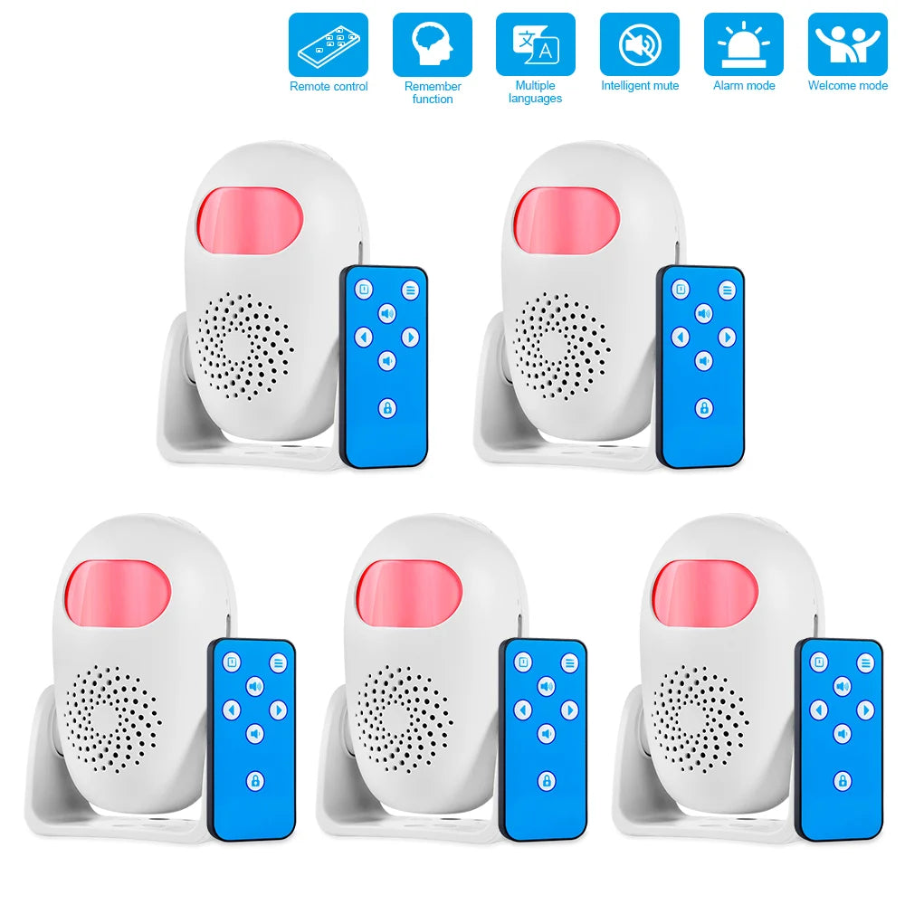 KERUI PIR Motion Detector Security Alarm Detector Anti-theft  Motion Sensor Smart Welcome Doorbell Human Body Detector