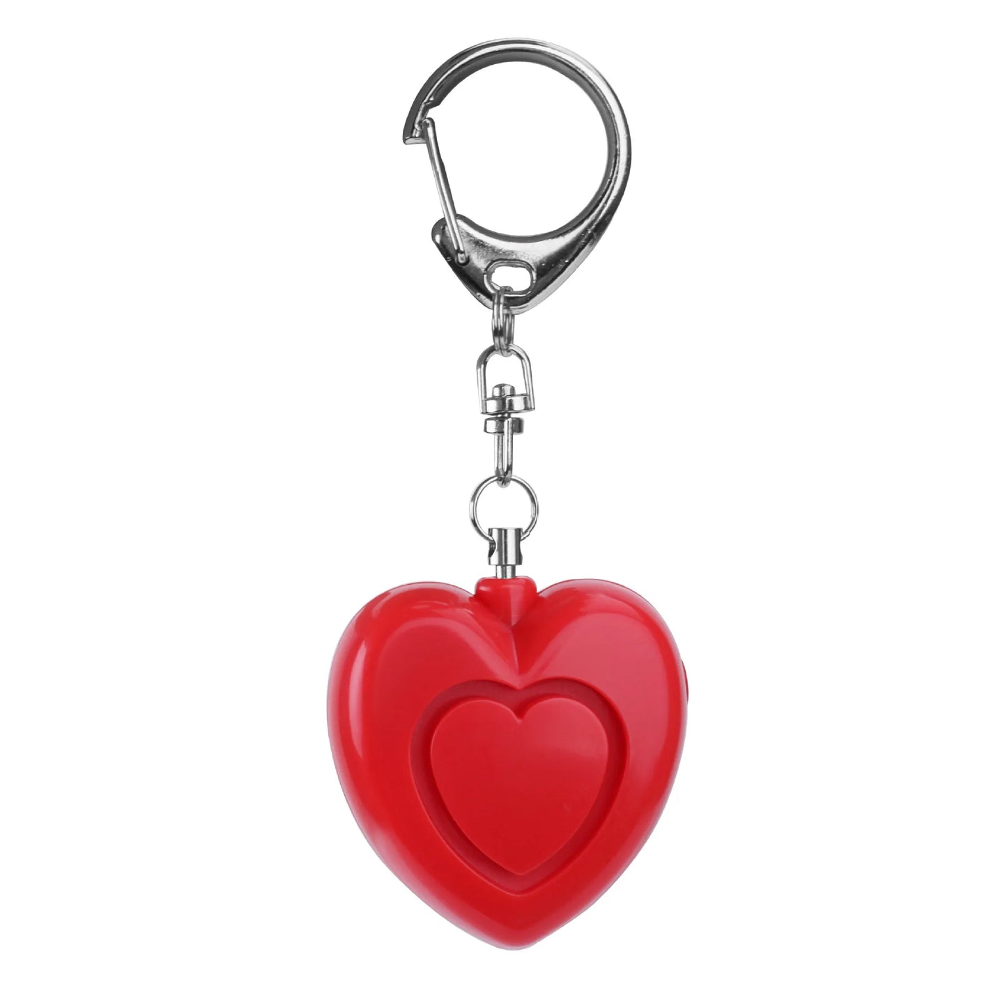 Heart Shaped IndividualSelf Defense Alarm Keychain 125dB Anti-wolf Security Protect Alert Scream Loud Emergency Alarm