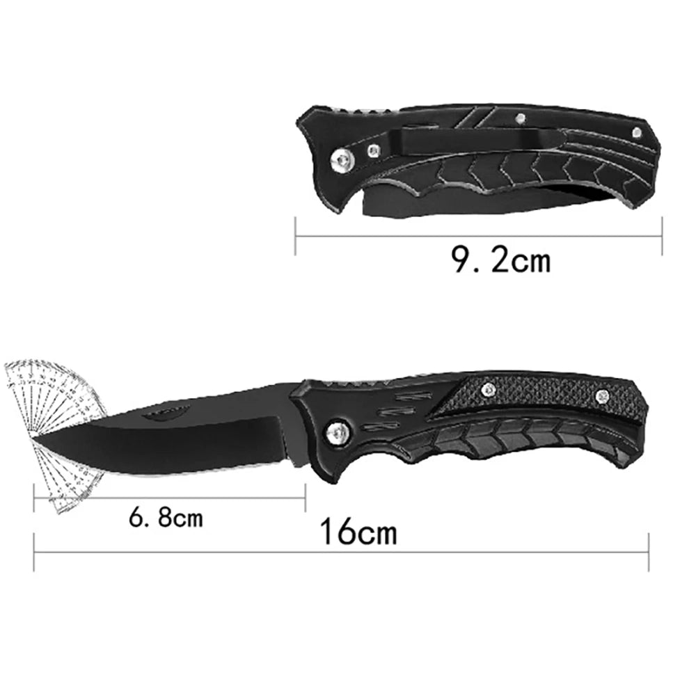 Stainless Steel Folding Knife Fillet Knife Fishing Boat Fishing Accessories with Easy To Carry Camping Meat Cutting PP Handle