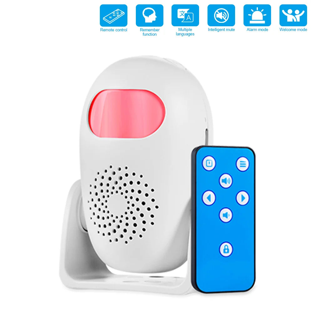 KERUI PIR Motion Detector Security Alarm Detector Anti-theft  Motion Sensor Smart Welcome Doorbell Human Body Detector