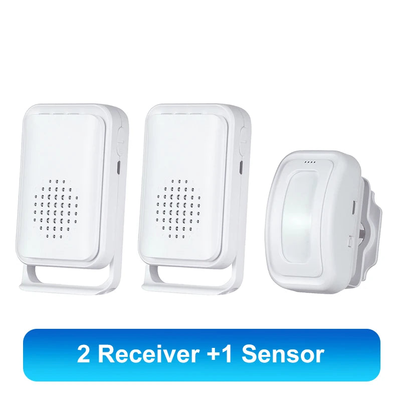 Split Induction Doorbell Intelligent Welcome Wireless Door Bell PIR Sensor 36 Chime Ringtone Distinction Prompt Alarm Sensor