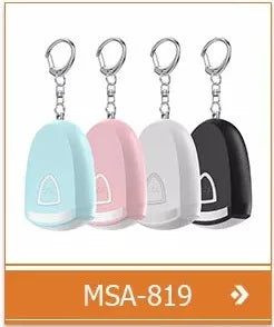 Heart Shaped IndividualSelf Defense Alarm Keychain 125dB Anti-wolf Security Protect Alert Scream Loud Emergency Alarm