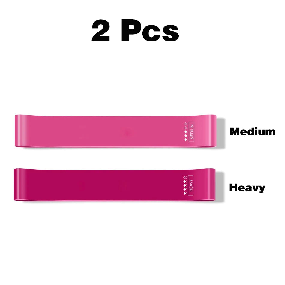 WOSWEIR Elastic Resistance Bands Yoga Training Gym Fitness Gum Pull Up Assist Rubber Band Crossfit Exercise Workout Equipment