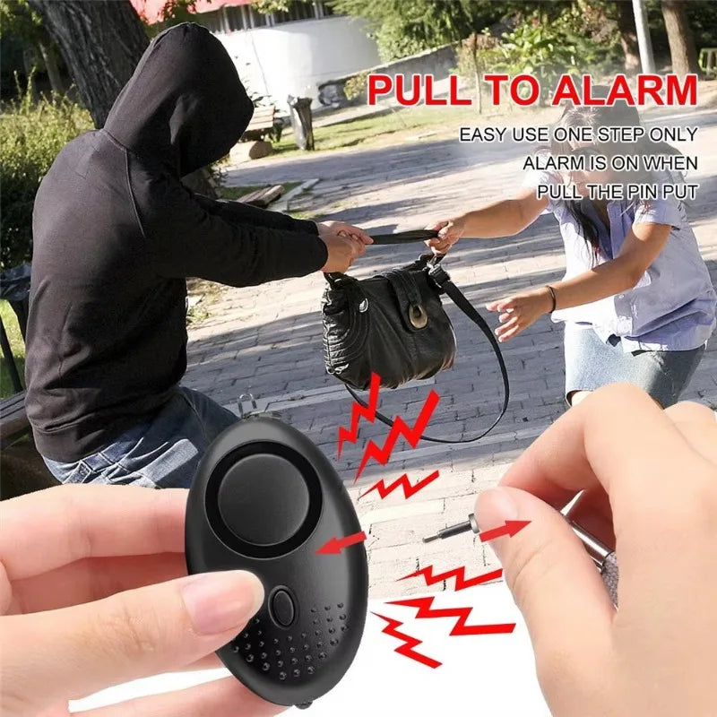 Personal Security Alarm Emergency 130DB Anti-attack Security for Children Girl Older Women Carrying Loud Panic Alarm Defense