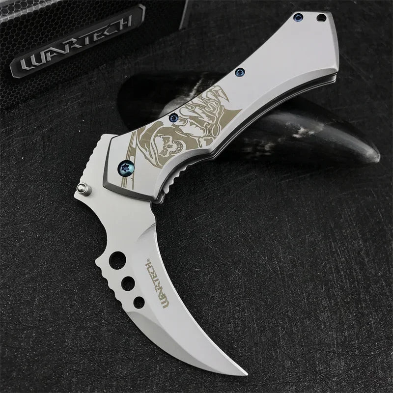 440C steel blade cutting knife portable fruit knife multi-purpose EDC cutting knife portable pocket knife men's gift