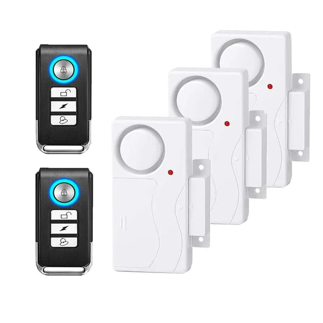 Camluxy 105dB Window Door Alarm Wireless Anti-Theft Remote Control Door and Window Open Closed Security Alarms Sensor Burglar