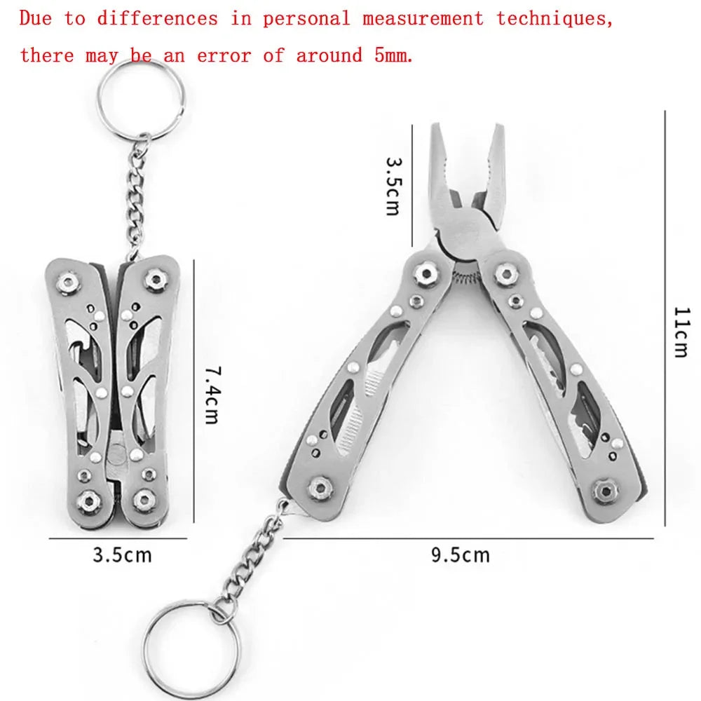 Multi-tool Pocket Knife Pliers Folding Mini Portable Fold Outdoor Tactical Hunting Survival Rescue Repair Tool Multipurpose