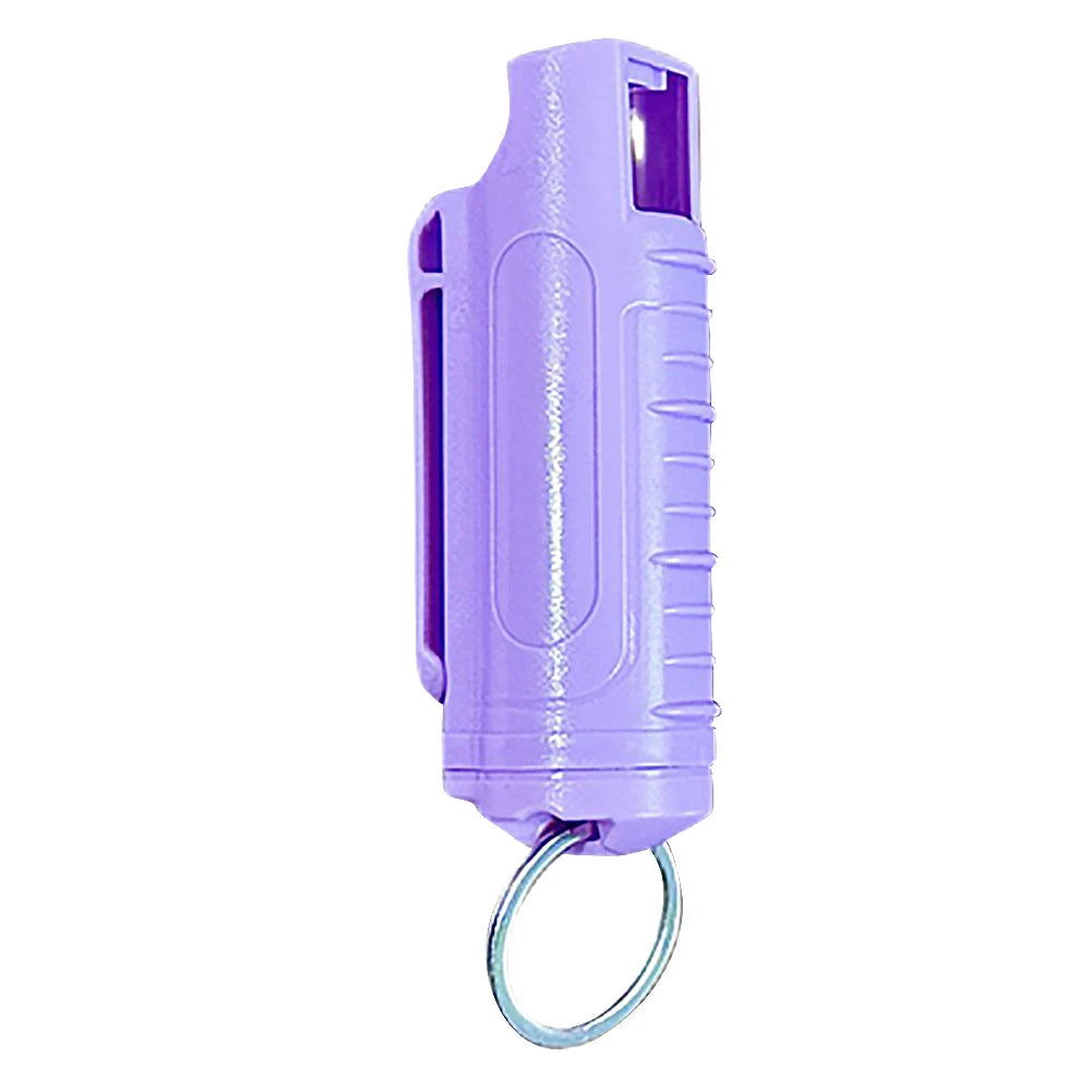 20ml Multipurpose Pepper Spray Keychain Reusable Self-Defense Outdoor Safety Keychains Plastic Personal Defense Spray for Women