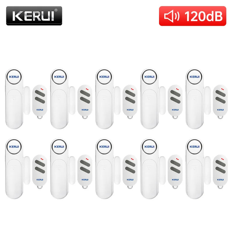 KERUI Wireless Door Windows Sensor Alarm 300ft 120dB Anti Theft Smart Remote Control For Kids Cabinet Safety Home Security