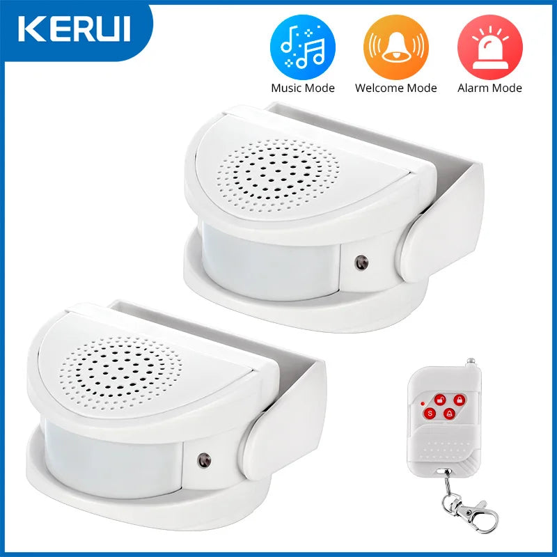 KERUI Wireless Indoor Motion Sensor Doorbell Shop Visitor Alert Chime Alarm Burglar for Business When Entering Door Opens