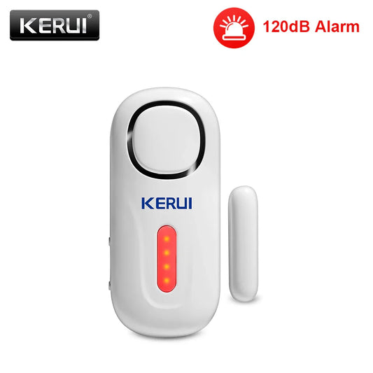 KERUI 120DB Alarm System Wireless Door/Window Entry Security Burglar Sensor Alarm PIR Magnetic Smart Home Garage System