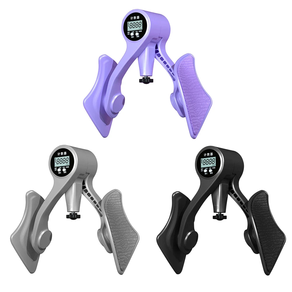 Digital Pelvic Floor Muscle Trainer Strength Adjustable Arm Chest Waist Trainer Battery Powered Men Women Yoga Fitness Equipment