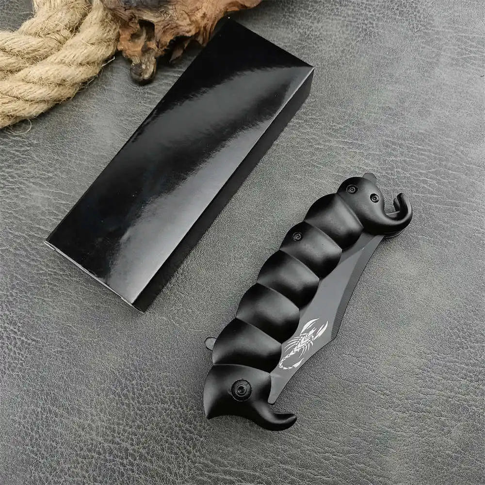 DA-61 Scorpion Folding Knife Tactical Hunting EDC Folding Knife 5Cr13Mov blade Aluminum alloy handle Outdoor survival camping se