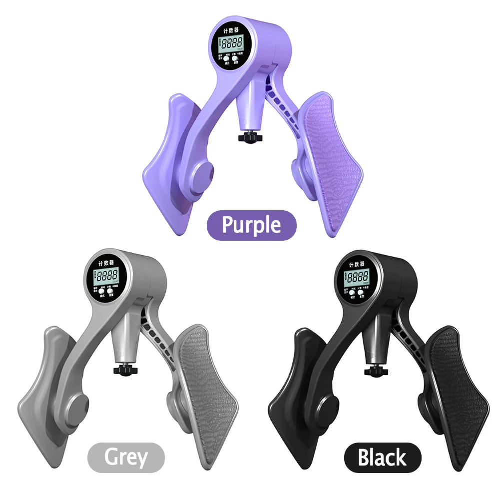 Digital Pelvic Floor Muscle Trainer Strength Adjustable Arm Chest Waist Trainer Battery Powered Men Women Yoga Fitness Equipment